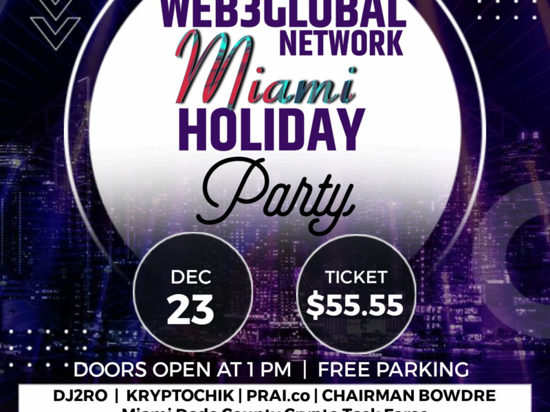 First Web3Global Network Holiday VIP Celebration in Miami