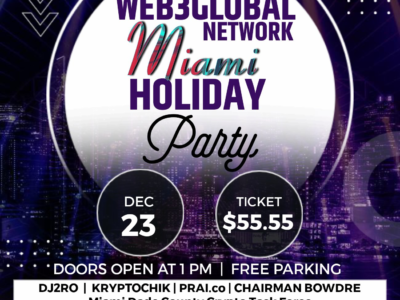 First Web3Global Network Holiday VIP Celebration in Miami