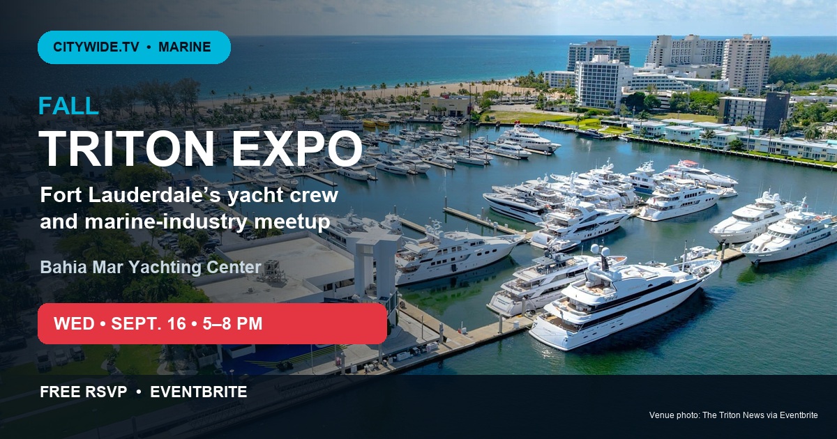 Fall Triton Expo 2026 at Bahia Mar, Fort Lauderdale