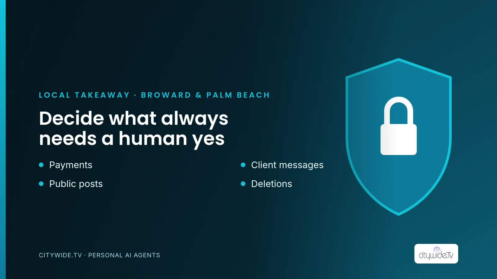 Illustration: a human approves an AI agent's action before it goes through