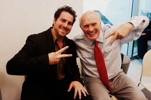 Evan Golden with Terry Bradshaw