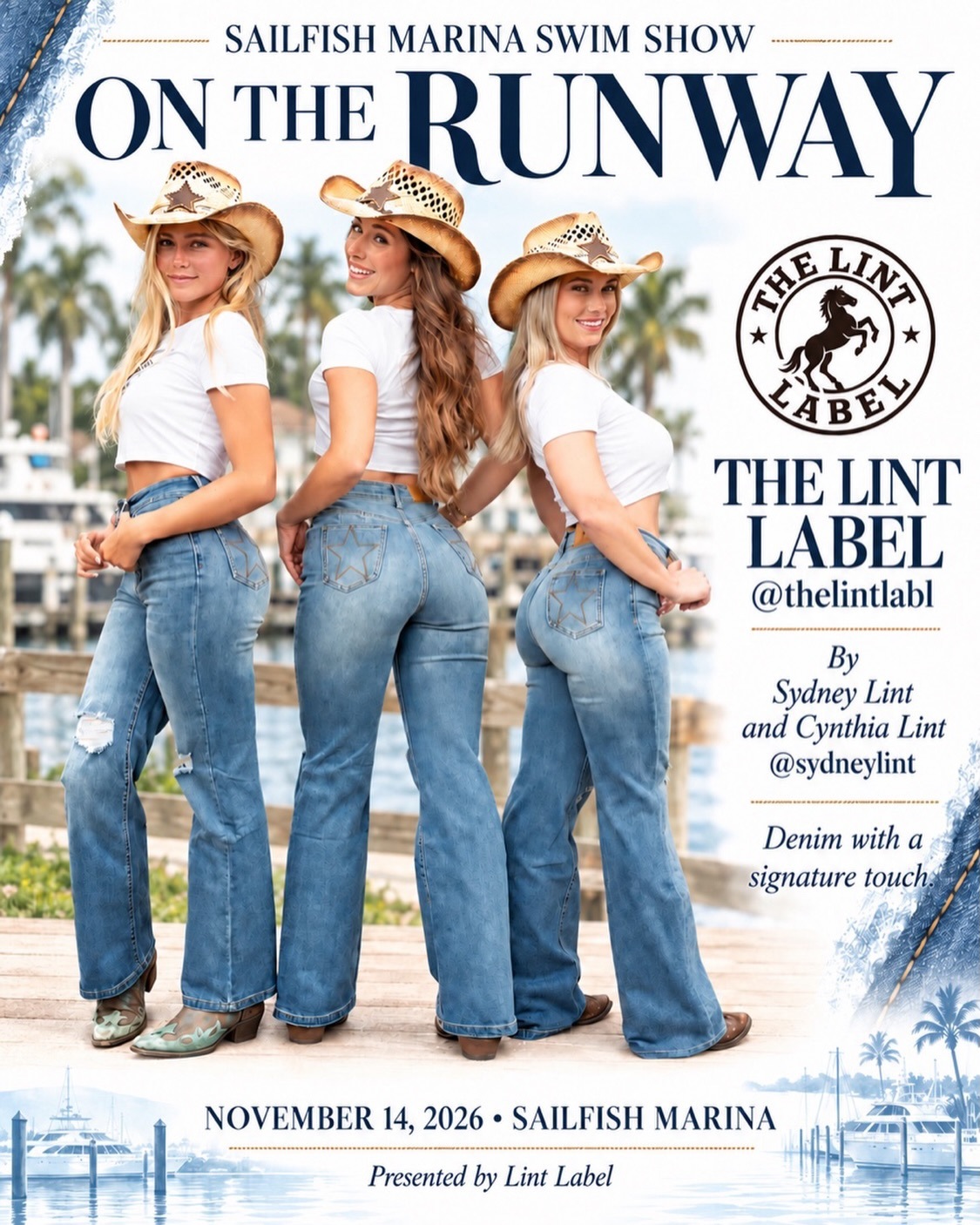 The Lint Label runway flyer